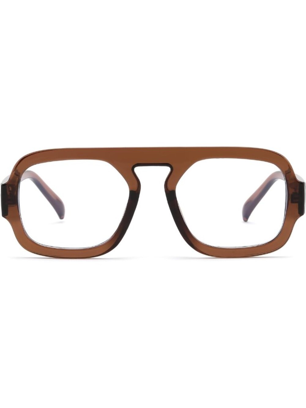 Trendy Vintage Square Frame Blue Light Blocking Glasses for Men & Women